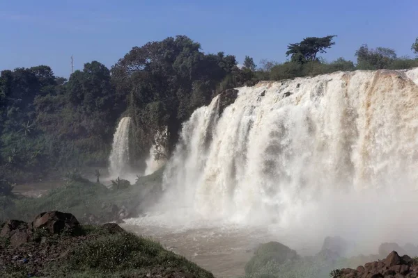 Les chutes du Nil bleu au lac Tana en Éthiopie . — Photo