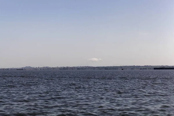 View on Lake Tana in Ethiopia. — 图库照片