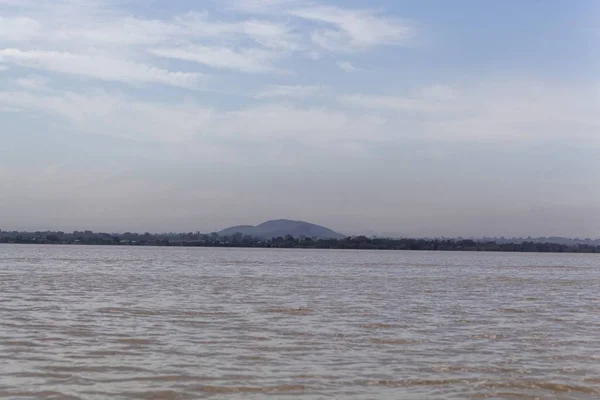 View on Lake Tana in Ethiopia. — 图库照片