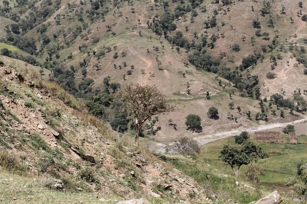 Paisaje en el río Tekeze en el norte de Etiopía . —  Fotos de Stock