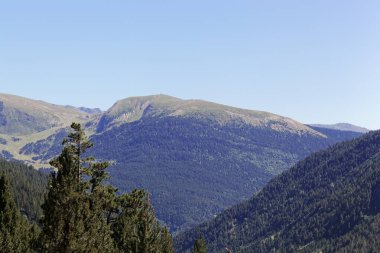 Andorra 'daki Coma de Ransol' da manzara