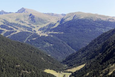 Andorra 'daki Coma de Ransol' da manzara