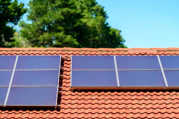 Dirty solar panels — Stock Photo, Image