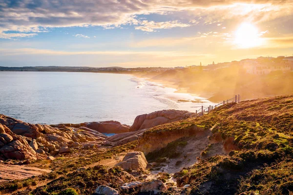 Hermosa vista al atardecer en Port Elliot, Australia del Sur — Foto de Stock