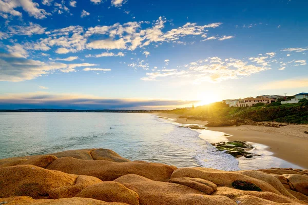 Bağlantı noktası Elliot, Güney Avustralya, güzel günbatımı manzarası