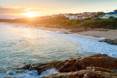 Bağlantı noktası Elliot, Güney Avustralya, güzel günbatımı manzarası