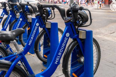 Melbourne Bisiklet paylaşım istasyonu