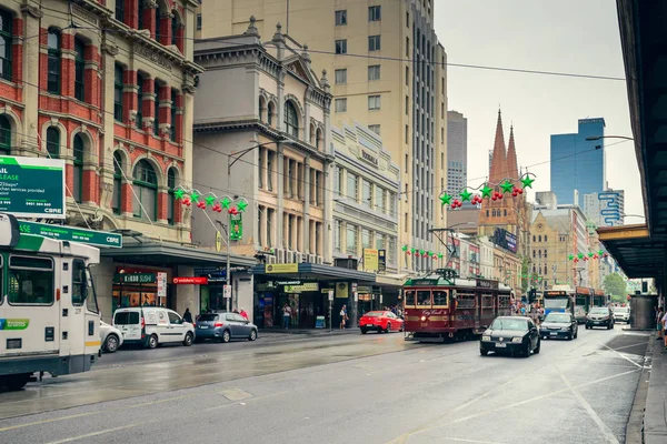 Melbourne şehir daire tramvay