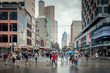 İnsanlar, Melbourne şehir iş bölgesinde