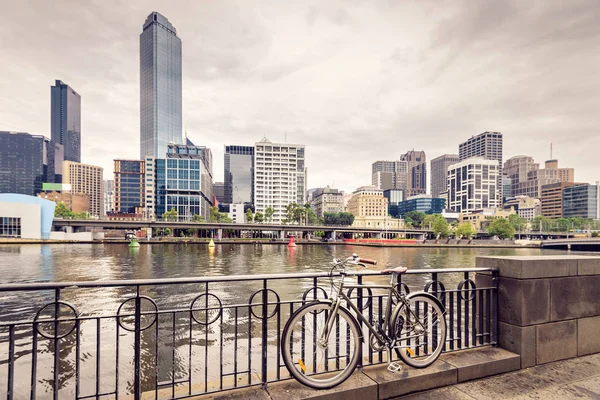 Вінтажному стилі велосипедів в Мельбурні — стокове фото