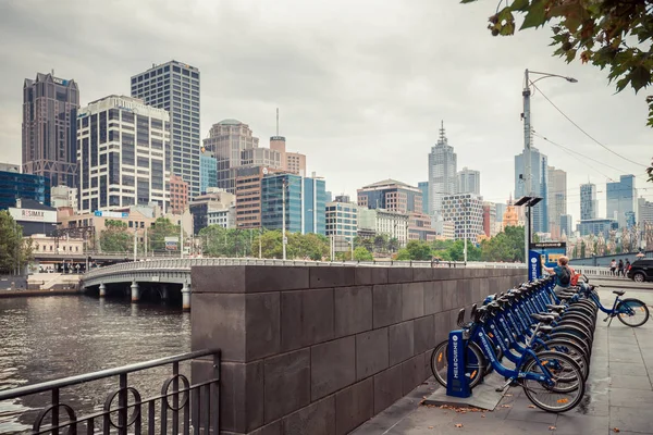 Мельбурн велосипеда частку станції — стокове фото