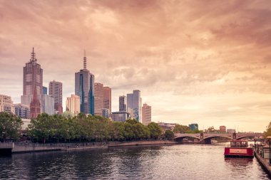 Melbourne şehir gökdelenler