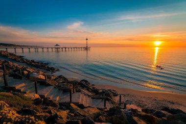 Günbatımı okyanus, Güney Avustralya