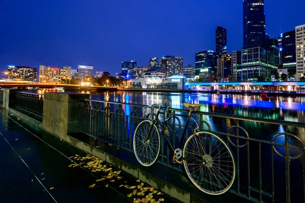 Vintage style bicycle in Melbourne — Stock Photo, Image
