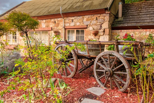 Old cart in the town of Hahndorf — Stock Photo, Image