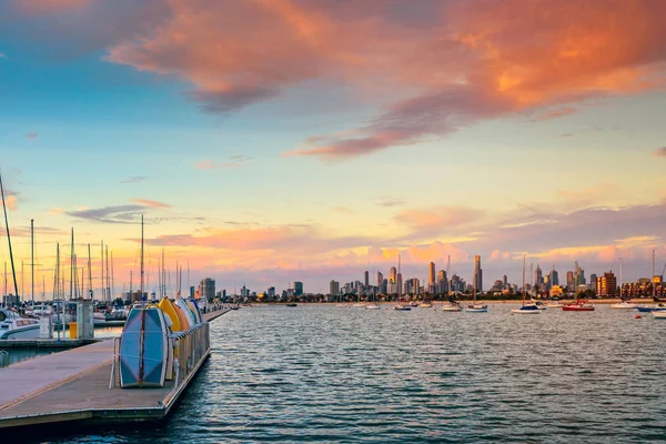 Skyline de Melbourne, Victoria — Photo