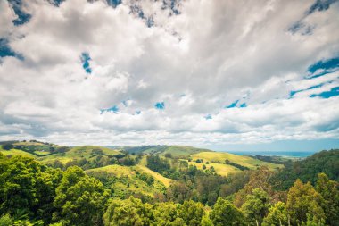 Great Ocean Road manzara, Victoria, Avustralya