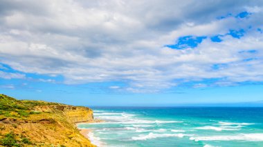 Great Ocean Road manzara, Victoria, Avustralya