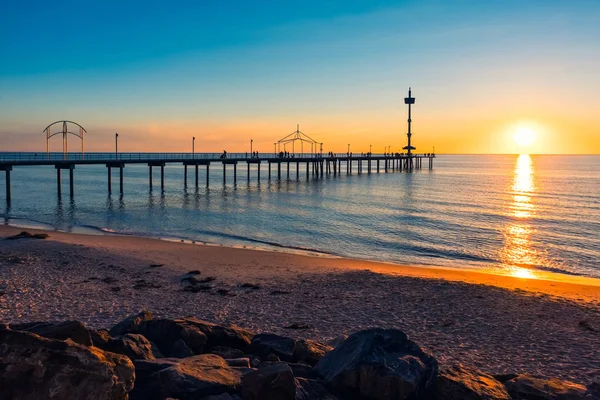 Brighton Beach İskelesi, Güney Avustralya — Stok fotoğraf