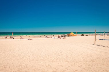 İnsanlar Glenelg Beach 