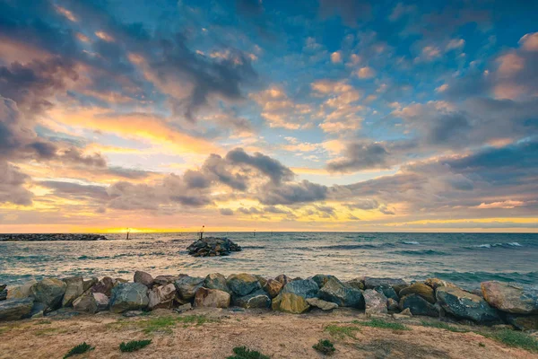 Costa de Adelaide ao pôr do sol — Fotografia de Stock
