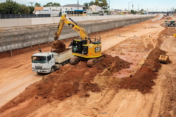 South Road motorway upgrade in Adelaide, South Australia — Stock Photo, Image