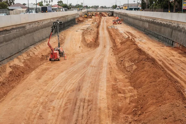 South Road motorway upgrade in Adelaide, South Australia — Stock Photo, Image