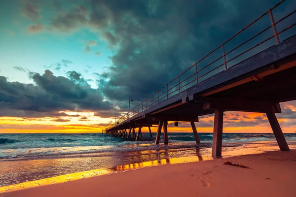 Glenelg Strandsteg — Stockfoto