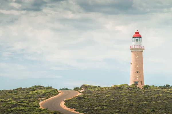 Phare Cap Couedic Par Route Sinueuse Sur Une Journée Île — Photo