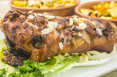 ızgara domuz bacak