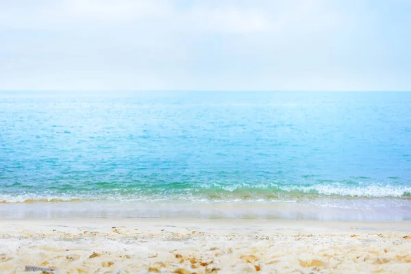 Čistá Písečná Pláž Modré Moře — Stock fotografie