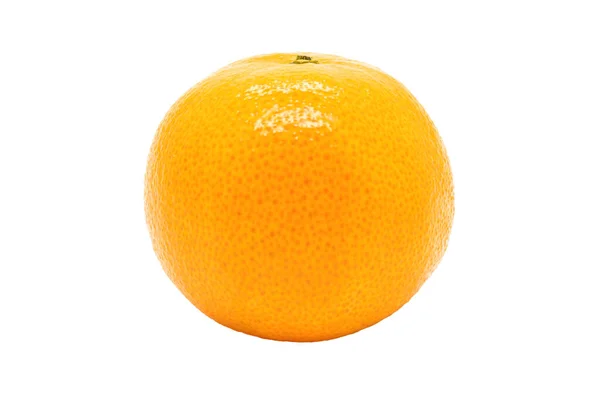 Fruta Naranja Fresca Madura Aislada Sobre Fondo Blanco Recorte — Foto de Stock