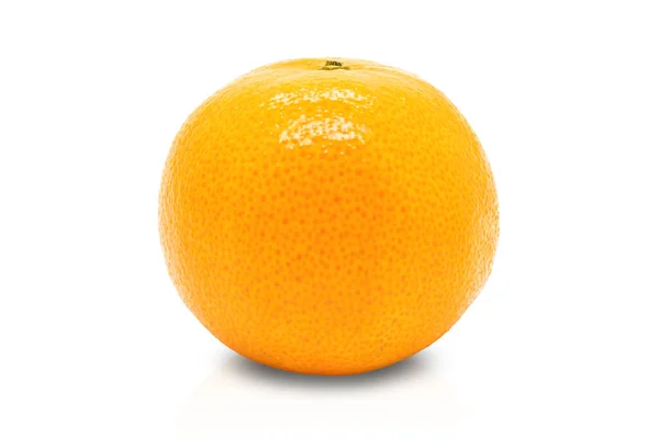 Vers Rijp Oranje Fruit Geïsoleerd Witte Achtergrond Knippen — Stockfoto