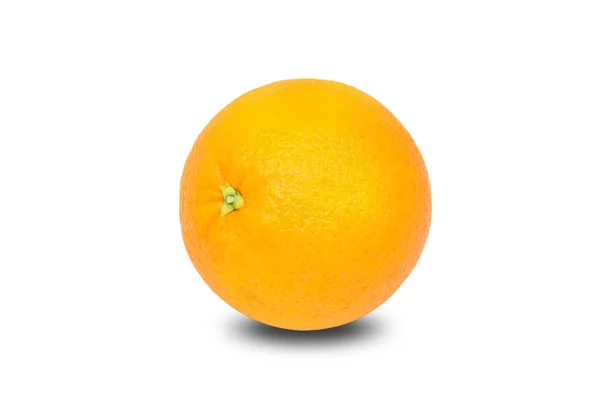 Fresh Ripe Orange Fruit Isolated White Background Clipping — Stock Photo, Image