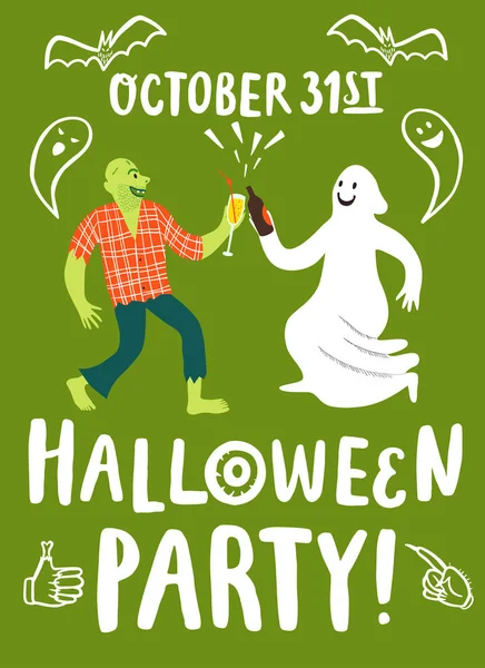 Cadılar Bayramı Parti Posteri.