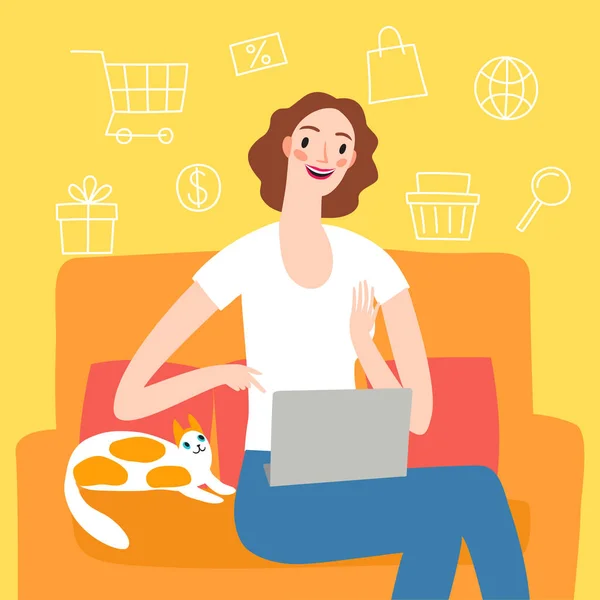 Kadın kanepe on-line Alışveriş üzerinde.