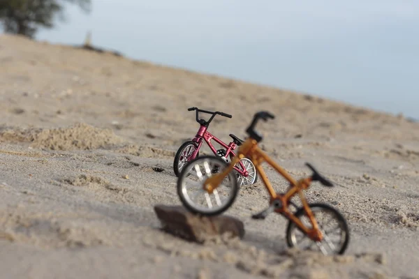 Zabawka mini rower — Zdjęcie stockowe