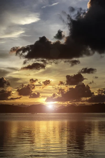 Sunrise and sunset landscape — Stock Photo, Image