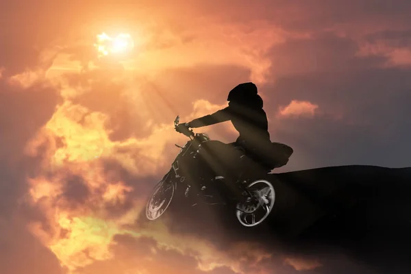 siluet motosiklet çizimler