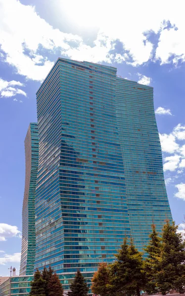 Mimari elemanlar ve bina ve yapılarda Astana soyut parçalar. 2017, Astana, Kazahstan Mayıs 07.