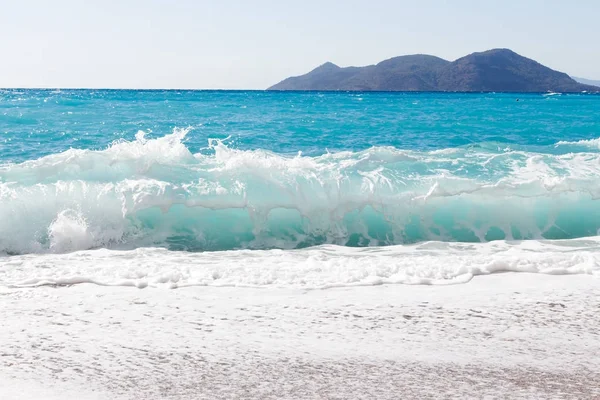 Usługa Azure fale Island, Wschodniej Europe.Turkey — Zdjęcie stockowe