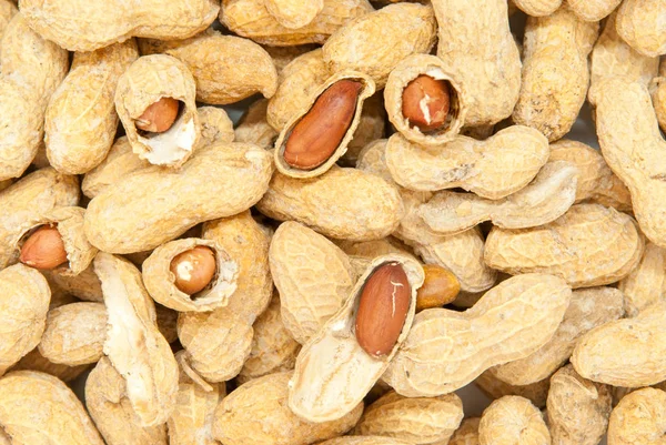 Amendoins Salgados Casca — Fotografia de Stock