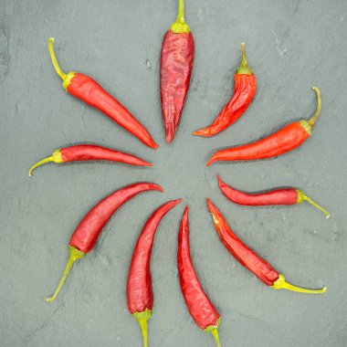 Acı kırmızı biber.