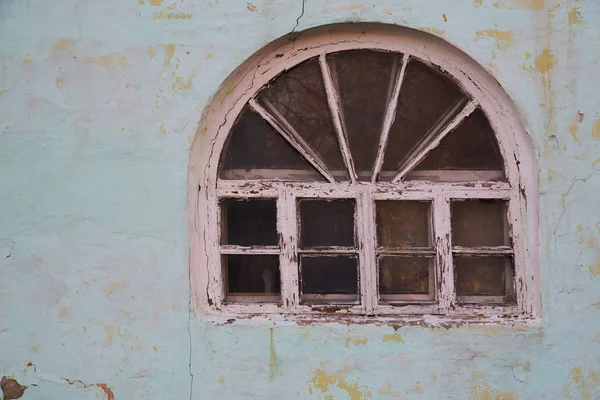 Background of old wall with window — Stock Photo, Image