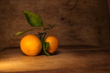 Turunçgil ahşap arka plan