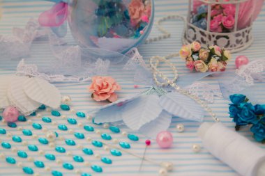 el yapımı mavi arkaplan