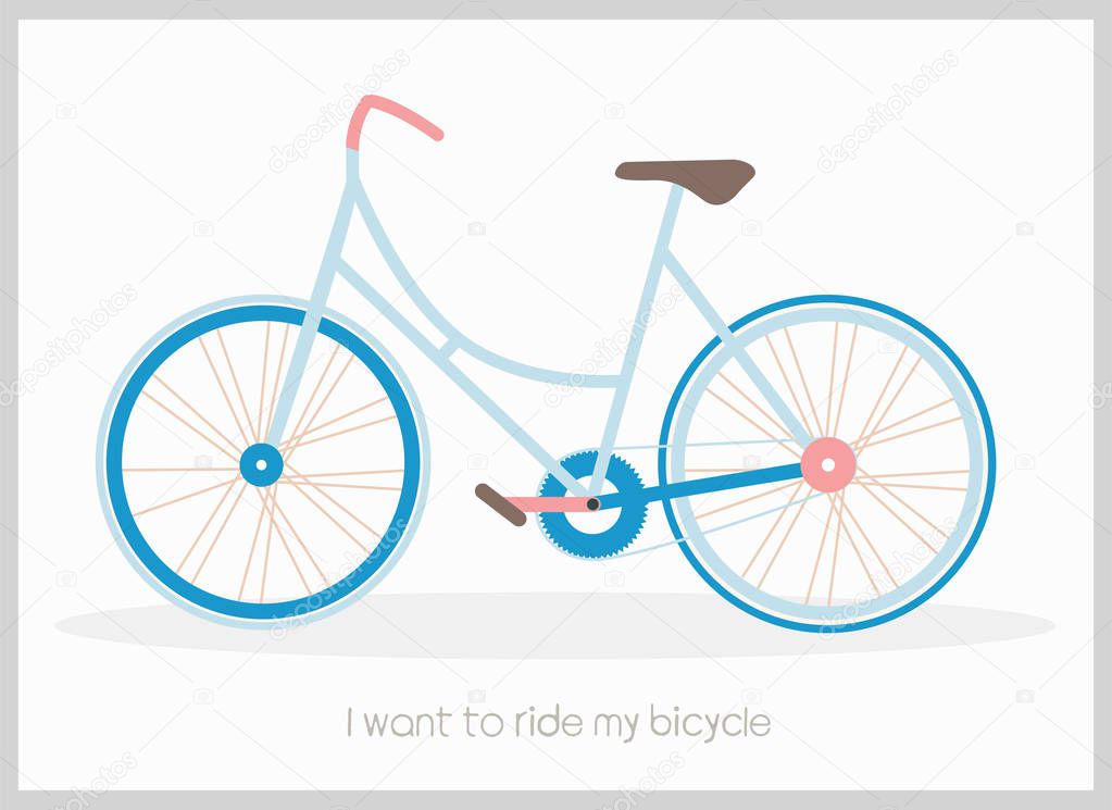 Bicycle vector illustration