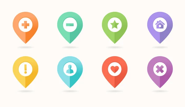 Map pin icon — Stock Vector