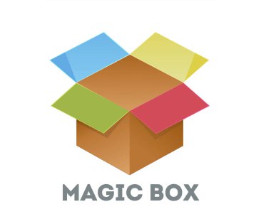 Vektör resim download Icon. Aç kutusuna