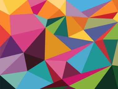 Çokgen Mozaik Arkaplanı